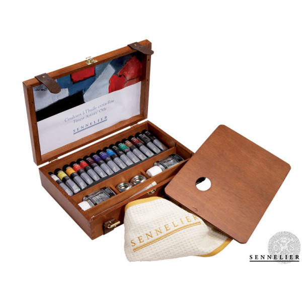 Coffret de peinture à l'huile extra-fine - 15 tubes - Sennelier pas cher
