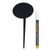 Lot De 5 Ardoises Silhouette - Bulle - Feutre + Craie - Securit | à seulement 5,99 €