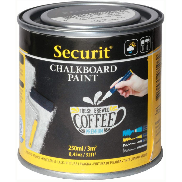 Pot De Peinture Ardoise - Noir - 250Ml - Securit pas cher