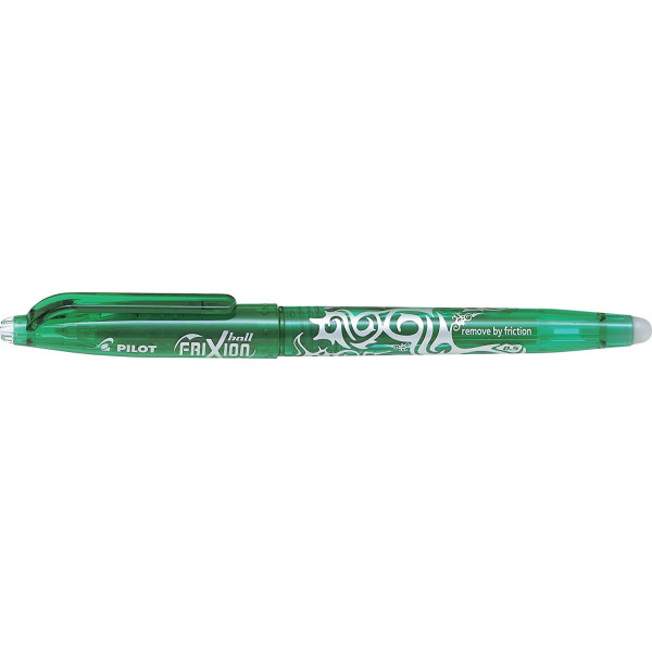 Stylo FriXion Ball pointe fine 0.5mm vert Pilot pas cher