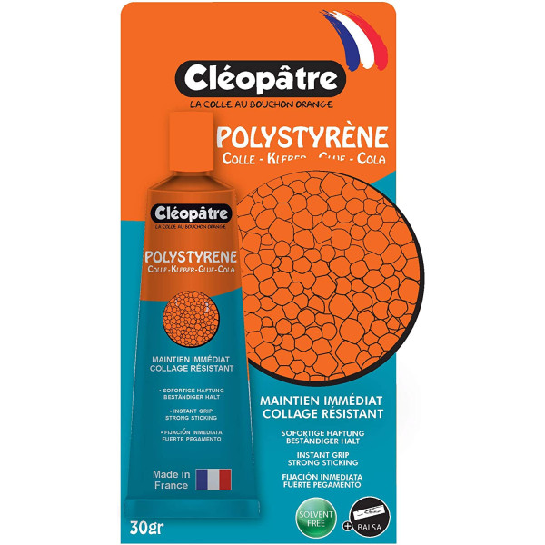 Tube De Colle Polystyrène - 30G - Cleopâtre pas cher