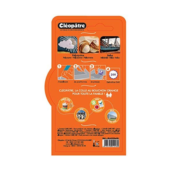 Tube De Colle Polystyrène - 30G - Cleopâtre | Surdiscount