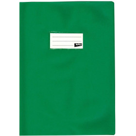 Protège-cahier 21 x 29,7 cm A4 plastique vert Apli pas cher