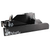 Ensemble De Bureau -6 Pièces - Noir Laque pas cher