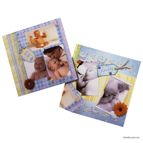 Kit Scrapbooking Naissance Garçon - Erica | Surdiscount