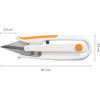 Ciseaux coupe-fils - Couture - Loisirs créatifs - Lame acier inox - Fiskars