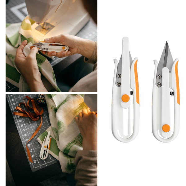 Ciseaux coupe-fils - Couture - Loisirs créatifs - Lame acier inox - Fiskars