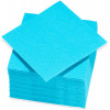 Lot De 40 Serviettes En Papier 2 Plis - 38X38 Cm - Turquoise - Gappy pas cher