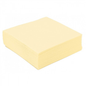 Lot De 40 Serviettes En Papier 2 Plis - 38X38 Cm - Ivoire - Gappy pas cher