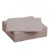 Lot De 40 Serviettes En Papier 2 Plis - 38X38 Cm - Taupe - Gappy pas cher