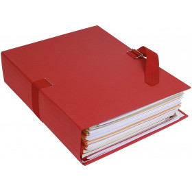 Chemise A Dos Extensible/Sangle Rouge 725E - Exacompta pas cher
