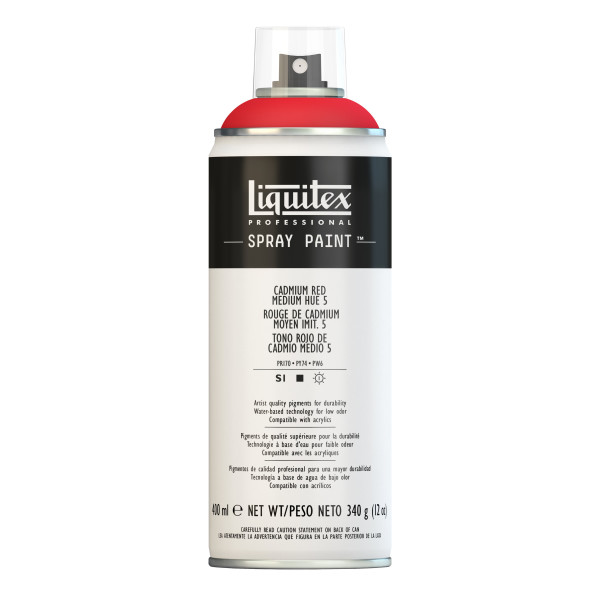 Bombe de peinture - rouge de cadmium - Liquitex pas cher