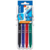 Etui De 4 Stylos Frixion Clickers - Assortiment - Pointe Moyenne 0.7Mm - Pilot pas cher