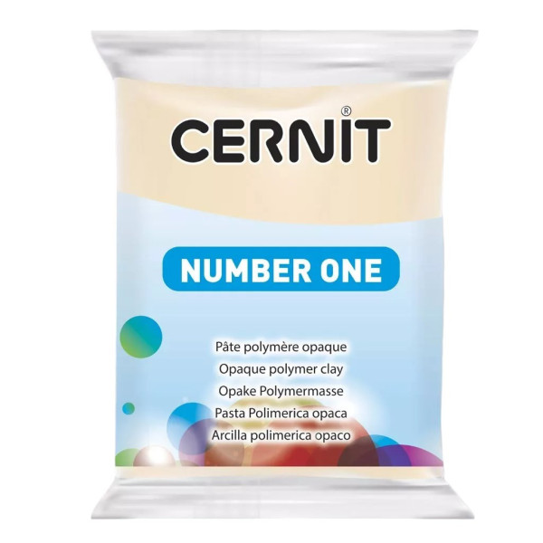 photo - Pâte polymère - Opaque - A cuire - Pâte à modeler - Sahara - Bloc de 56g - Cernit - Number one