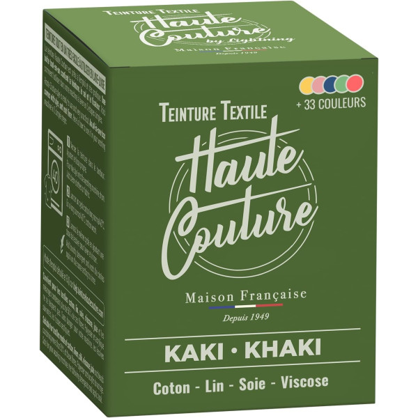 photo-Teinture textile - Tout-en-un - Vêtements - Tissus - Kaki - 350g - Haute couture