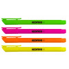 Etui De 4 Surligneurs High Liner - Pointe Biseautée - Kores | Surdiscount
