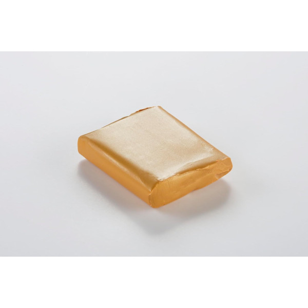 Pâte polymère - Opaque - A cuire - Pâte à modeler - Or- Bloc de 56g - Cernit - Metallic
