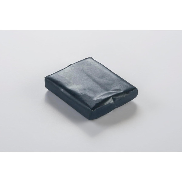 Pâte polymère - Opaque - A cuire - Pâte à modeler - Hématite - Bloc de 56g - Cernit - Metallic