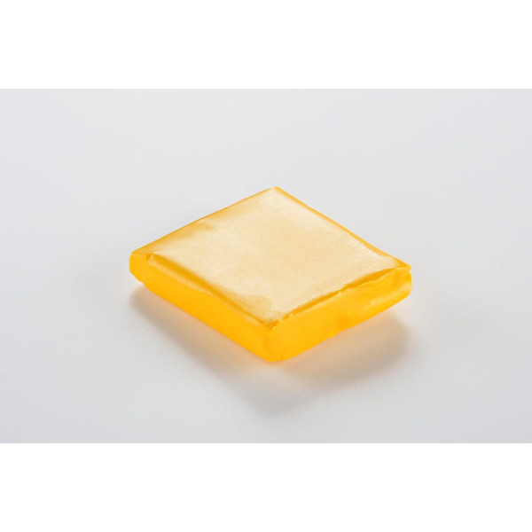Pâte polymère - Opaque - A cuire - Pâte à modeler - Jaune - Bloc de 56g - Cernit - Metallic