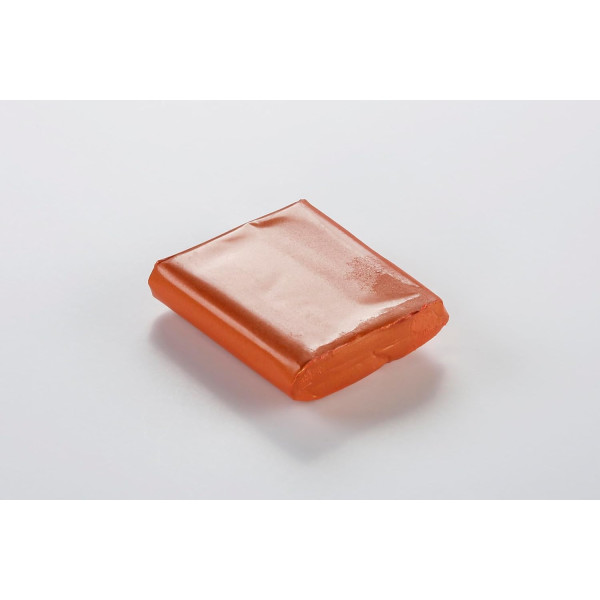 Pâte polymère - Opaque - A cuire - Pâte à modeler - Rouille - Bloc de 56g - Cernit - Metallic