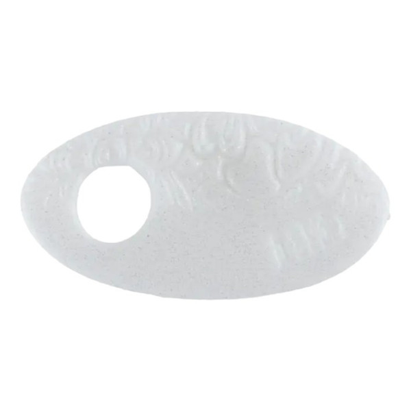 Pâte polymère - A cuire - Pâte à modeler - Glitter blanc - Bloc de 56g - Cernit - Translucent