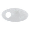 Pâte polymère - A cuire - Pâte à modeler - Glitter blanc - Bloc de 56g - Cernit - Translucent