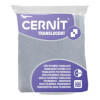 Pâte polymère - A cuire - Pâte à modeler - Glitter argent - Bloc de 56g - Cernit - Translucent
