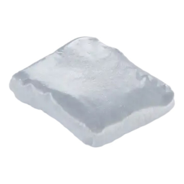 Pâte polymère - A cuire - Pâte à modeler - Glitter argent - Bloc de 56g - Cernit - Translucent