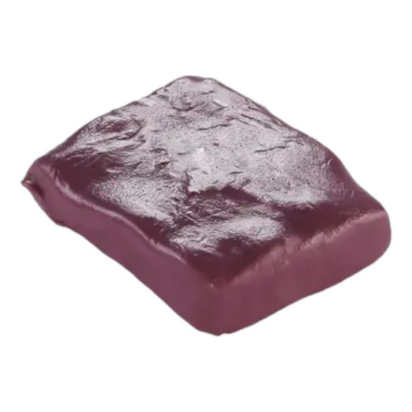 Pâte polymère - A cuire - Pâte à modeler - Bordeaux - Bloc de 56g - Cernit - Translucent