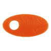 Pâte polymère - A cuire - Pâte à modeler - Orange - Bloc de 56g - Cernit - Translucent