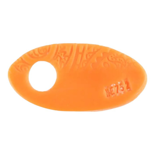 Pâte polymère - Opaque - A cuire - Pâte à modeler - Orange - Bloc de 56g - Cernit - Néon light