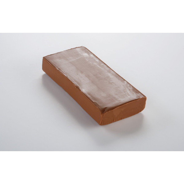 Pâte polymère - A cuire - Pâte à modeler - Finition porcelaine - Caramel - Bloc de 500g - Cernit - Doll collection