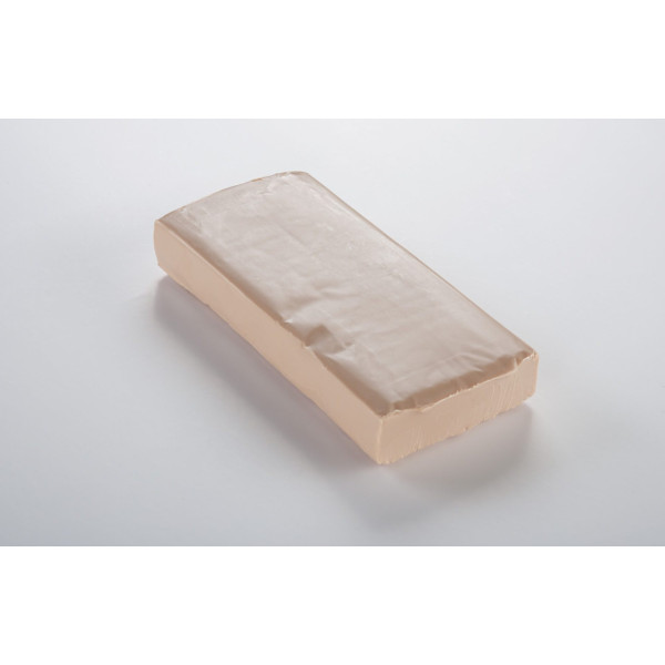 Pâte polymère - A cuire - Pâte à modeler - Finition porcelaine - Sun tan- Bloc de 500g - Cernit - Doll collection