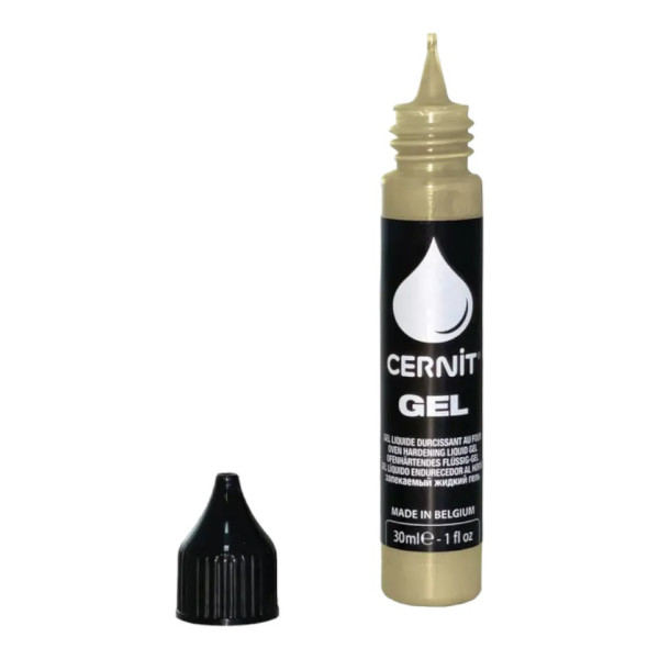 Gel polymère - Pâte à modeler - Liquide - À cuire - Or - 30ml - Cernit