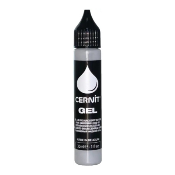 photo - Gel polymère - Pâte à modeler - Liquide - À cuire - Argent - 30ml - Cernit