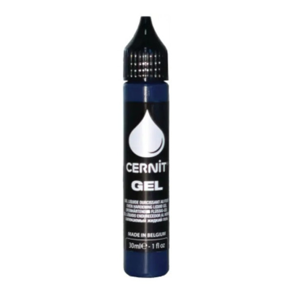 photo - Gel polymère - Pâte à modeler - Liquide - À cuire - Bleu - 30ml - Cernit