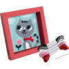 Canevas - Enfant - Point de croix - Chat - 14x14xcm - Fils et aiguilles