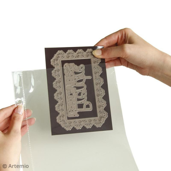 Classeur pour ranger les tampons - Loisirs créatifs - 10 pochettes - 22x28x8cm