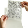 Classeur pour ranger les tampons - Loisirs créatifs - 10 pochettes - 22x28x8cm