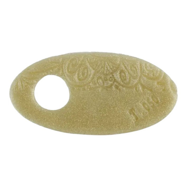 Pâte polymère - A cuire - Pâte à modeler - Glitter or - Bloc de 56g - Cernit - Translucent