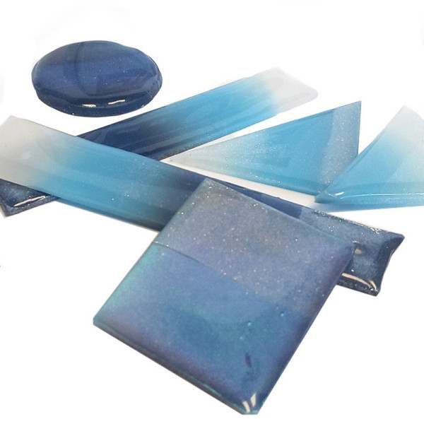 Pâte polymère - A cuire - Pâte à modeler - Glitter or - Bloc de 56g - Cernit - Translucent