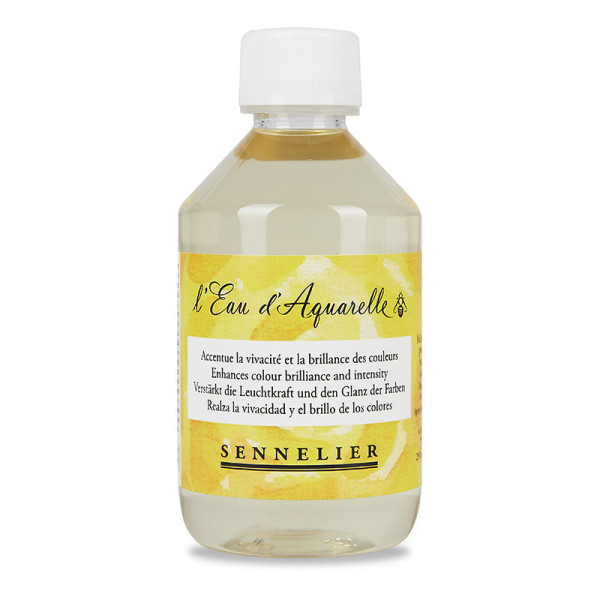 photo - Médium - Peinture aquarelle - Mouillant - Pour diluer - L'eau d'Aquarelle - Sennelier - 250ml
