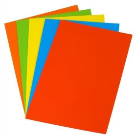 5X50 Feuilles A4 - Couleurs Vives Assorties - 160G - Trophée Clairefontaine pas cher
