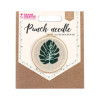 Canevas - Punch needle - Feuille de monstera - Avec tambour et accessoires