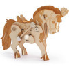 Maquette - Puzzle - 3D - Mécanique - Cheval - 45 pièces - Dès 8 ans