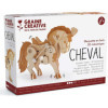Maquette - Puzzle - 3D - Mécanique - Cheval - 45 pièces - Dès 8 ans
