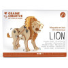 Maquette - Puzzle - 3D - Mécanique - Lion - 48 pièces - Dès 8 ans