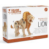 Maquette - Puzzle - 3D - Mécanique - Lion - 48 pièces - Dès 8 ans