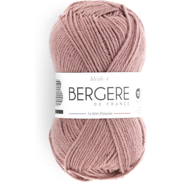photo-Pelote de laine - Bois de rose - 50% Laine 50% acrylique - Bergère de France - Idéale 4