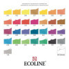 Feutres - Aquarelle - Dessin - Croquis - 30 couleurs primaires - Ecoline
